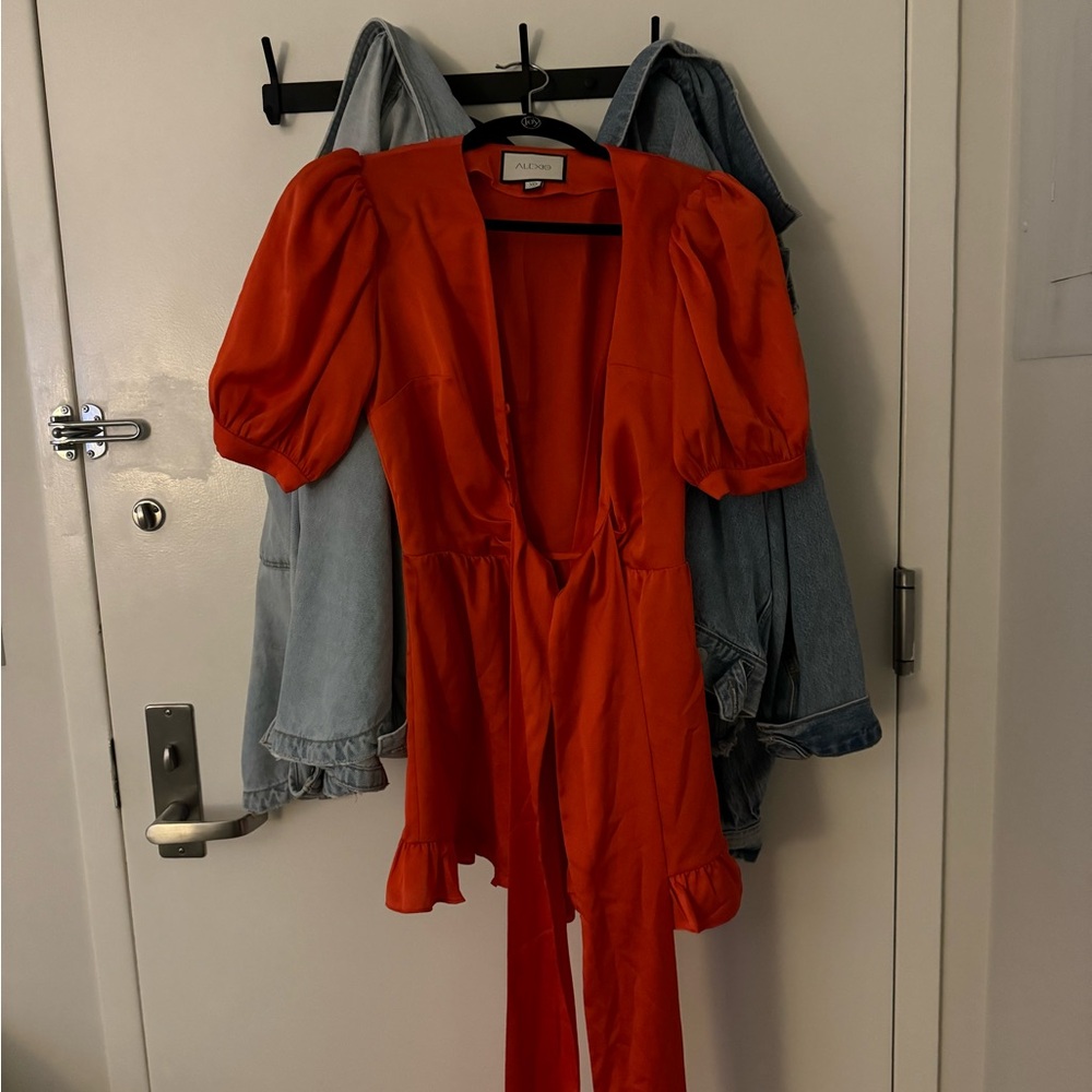 Red/orange XS Alexis romper